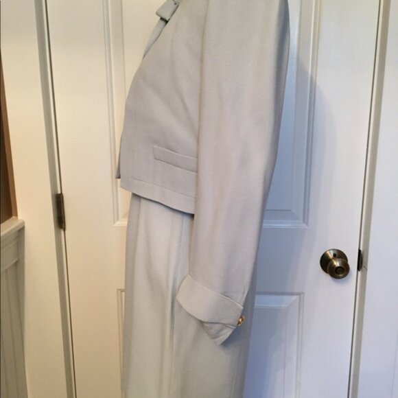 SONIA RYKIEL DRESS & JACKET PALE BLUE 2 PIECE PC COORD SET Size 4 - Picture 3 of 8